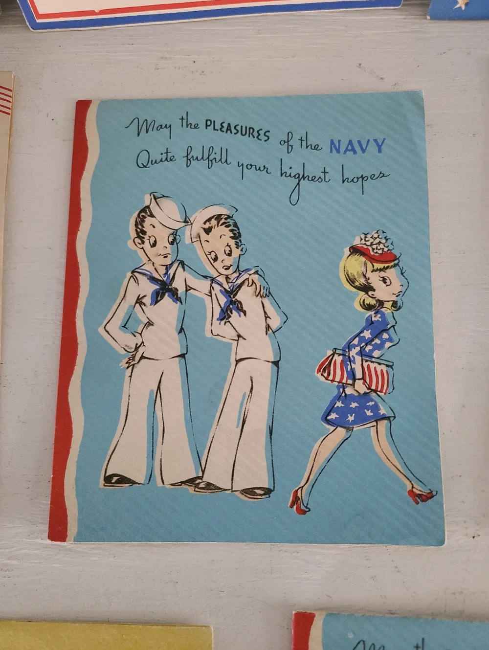 Vintage Military Greeting Cards Unused